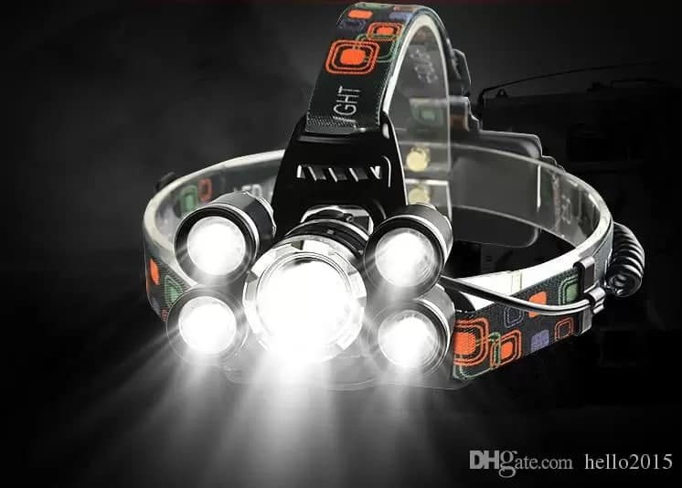 Акумулаторен челник с 5 led диода - t6 - Oferti4ka.com