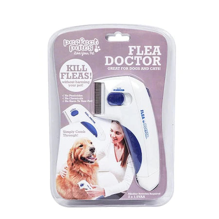 Електрически гребен Flea Doctor против въшки за кучета и котки