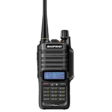 Преносима радиостанция Baofeng UV-9R PLUS, 18W, двучестотна 136 - 174 MHz / 400-520 Mhz