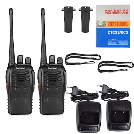 Комплект 2 броя Радиостанции Baofeng BF-888S 16 канала, 5W