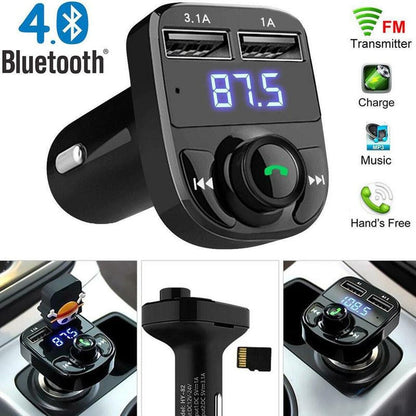 Трансмитер за кола Bluetooth Kit Мултифункционален Oferti4ka.com